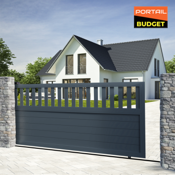 Portail coulissant semi...