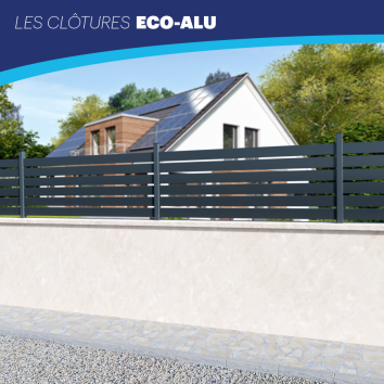 Clôtures ajourées Eco-Alu