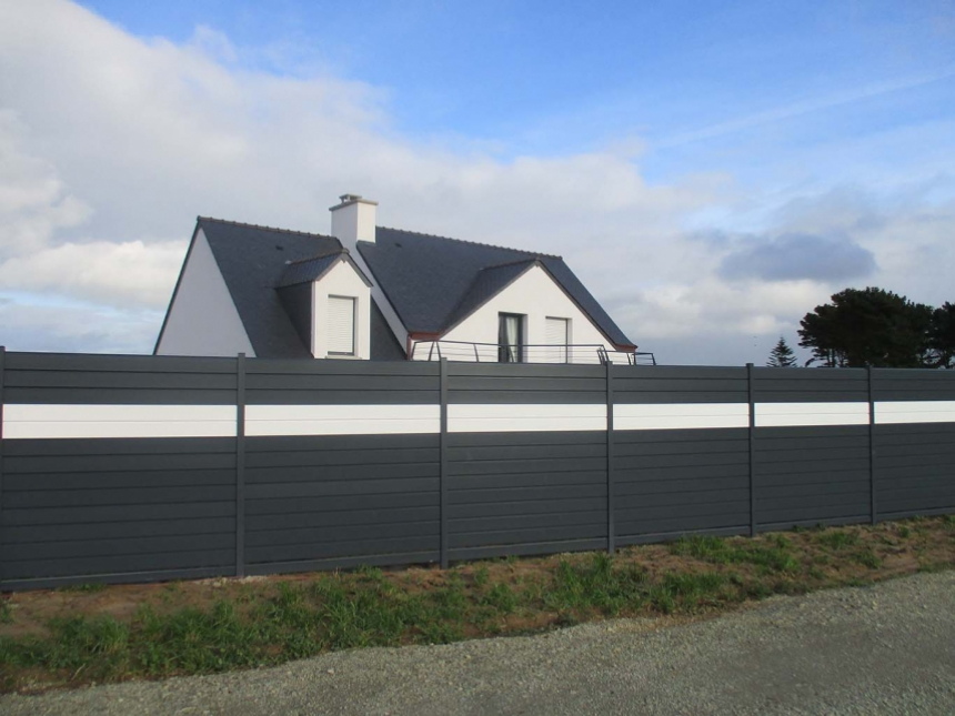 Clôture aluminium Platane - Côté portail - Portails, clôtures et